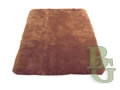 British Wool Brown Rug Range, Hearth Rugs & Pelt shape rug