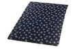 Non-Slip - Black Paw Print Crufts Vet Bed - Full Roll or Pre-Cut Sheets