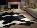 Cow hide rug Black & White