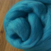 64's Merino wool for felting - Turquoise