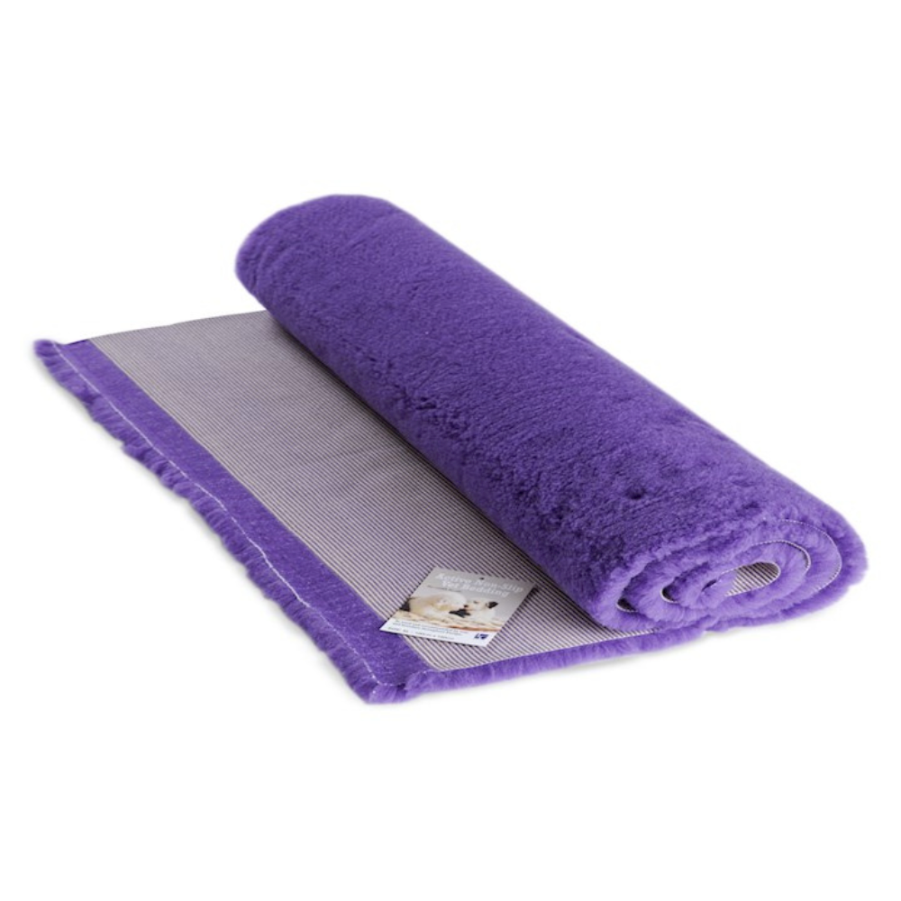 Active Non-Slip Vet Bedding Purple Plain